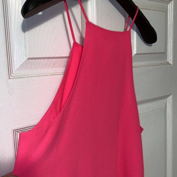 Hot Pink summer style flared tank top, size M - Picture 3 of 3